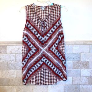 Artisan NY sleeveless tunic shirt blouse